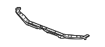 60431S86Q00ZZ - Body: Upper Tie Bar for Honda Image