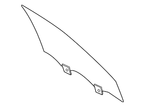 LB5Z7825713D - Body: Glass Rear Door for Ford Image