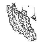 WLRA389 - Body: Motorcraftâ„¢ Window Regulator for Ford: Explorer, Police Interceptor Utility Image image