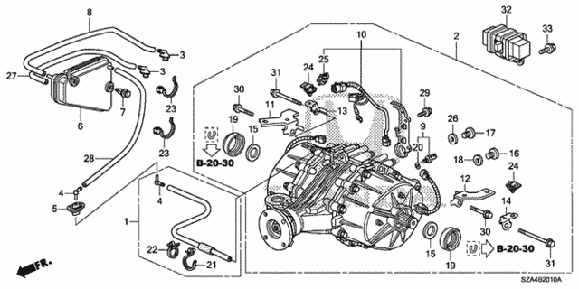 Rear Differential - Mount for 2012 Honda Pilot #0
