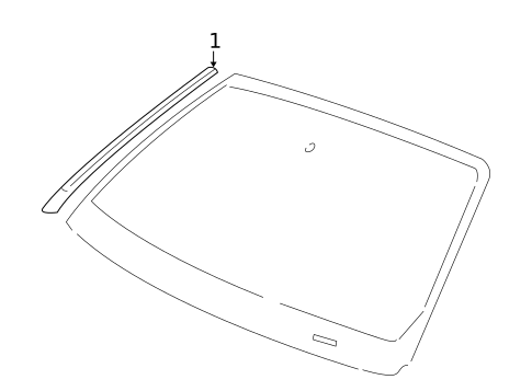 Reveal Moldings for 2005 Jaguar X-Type #0