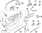31456056 - Body: Window Switch for Volvo Image