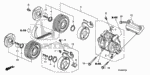38773PJ7003 - Body/Air Conditioning: CLIP, WIRE HARNESS for Honda Image