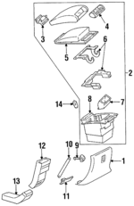 12537053 - Body: Housing for Oldsmobile: 88, Aurora, LSS, Regency Image
