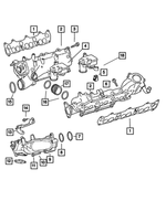 68064296AA - : Intake Manifold Plenum, Right for Mopar Image