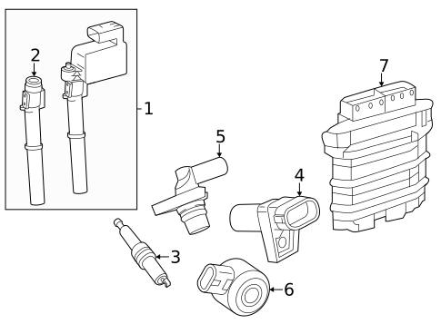 Ignition Coil for 2025 Mercedes-Benz GLC350e #0