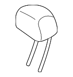 25797005001D01 - Body: Headrest, Outer for Mercedes-Benz Image