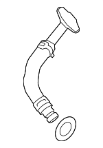 11428626653 - Engine: Oil Outlet Tube for BMW: 228i, 228i xDrive, 320i, 320i xDrive, 328i, 328i GT xDrive, 328i xDrive, 428i, 428i Gran Coupe, 428i xDrive, 428i xDrive Gran Coupe, 528i, 528i xDrive, M2, X1, X3, X4, X5 Image