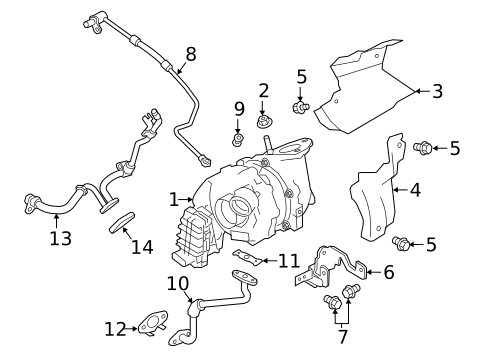 Turbocharger & Components for 2018 Land Rover Discovery #0