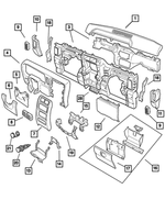 5EB78LAZAC - : Instrument Panel Cover for Mopar Image