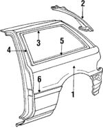 MB729281 - : Protect Strip for Mitsubishi Image