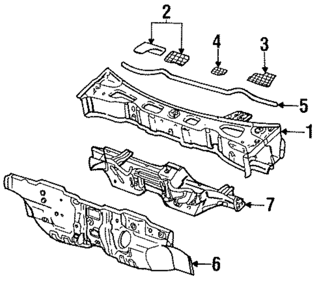 6610042E30 - : Cowl Top Panel for Nissan Image