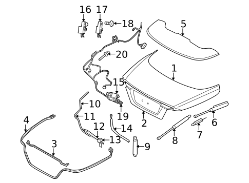 Stowage Compartment for 2008 Volvo C70 #0