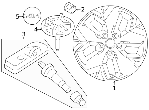 Wheels for 2023 Kia Niro EV #0
