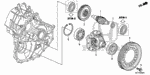 23221RBL000 - Transmission - Automatic: SHAFT, FINAL DRIVE for Honda Image