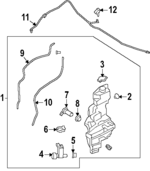 SL1Z17618A - Body: Reservoir Assembly for Ford: Expedition | Lincoln: Navigator Image