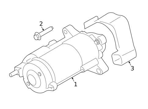 Starter for 2020 Mini Cooper Countryman #1
