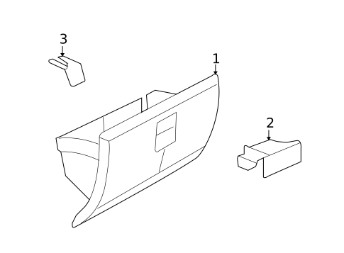 Glove Box for 2011 Jeep Liberty #0