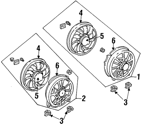 Cooling Fan for 1996 Mercury Sable #0