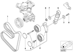 11287833264 - Engine: Ribbed V-Belt for BMW Image