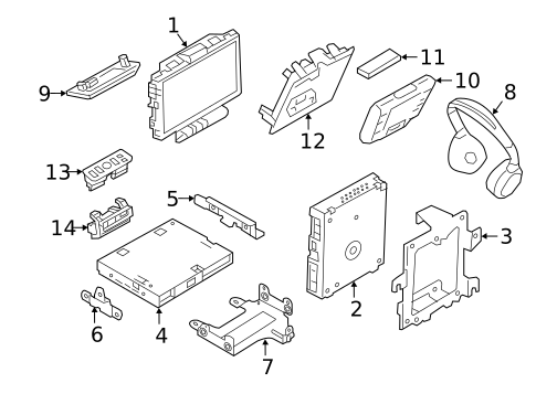 Entertainment System Components for 2013 Land Rover Range Rover #0