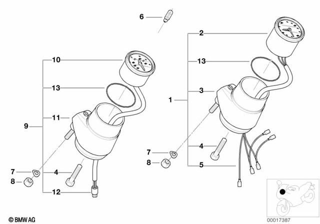 7119978279 - Instruments: Bulb - 12V 2W for BMW-Motorrad Image