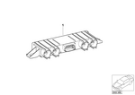 12141712970 - Engine Electrical System: Control Unit F Catalyst for BMW Image