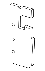 4809275AB - Cooling System: Side Seal for Chrysler: Town &amp; Country, Voyager | Dodge: Caravan, Grand Caravan Image
