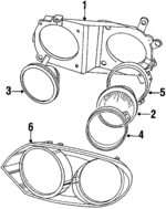 AEU2593 - Electrical: Headlamp Assembly Mount Bracket for Jaguar Image