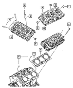 RL792925AA - 4.0L Gas; Engine: Cylinder Head, Bare for Mopar Image image