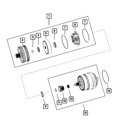 Gear Train for 2009 Chrysler Sebring #1