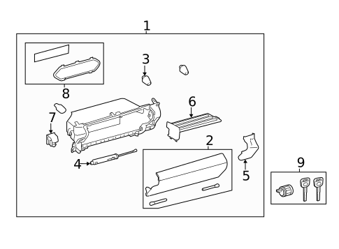 Glove Box for 2020 Lexus RC F #0