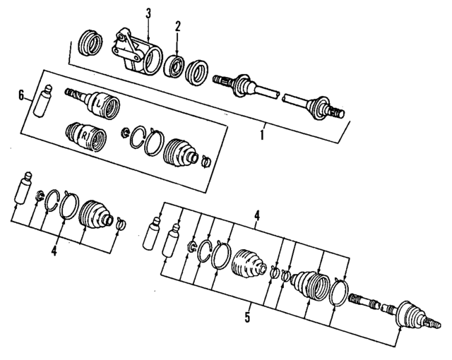 E92Z3A331F - Front Drive Axle: Cv Joint Boot Kit for Ford: Probe Image