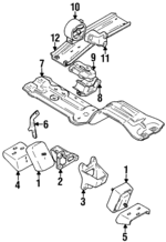 1161058B10 - Engine: Front Mount for Suzuki Image
