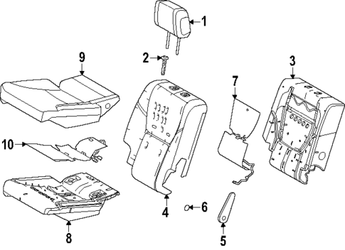 Second Row Seats for 2024 Lexus GX550 #6