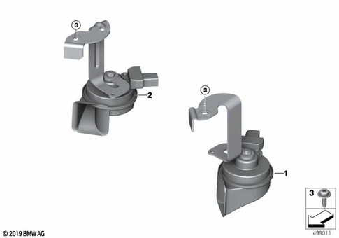Horn for 2020 BMW 228iX #0