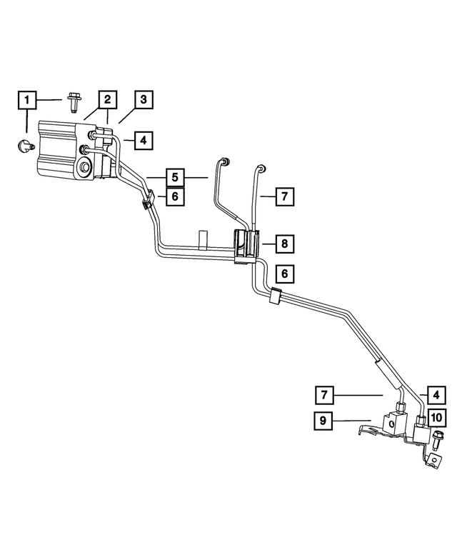 68029173AA - Brakes: Anti-lock Brake Control Unit for Mopar Image