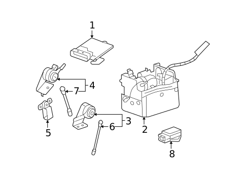 Ride Control Components for 2011 Cadillac Escalade EXT #0