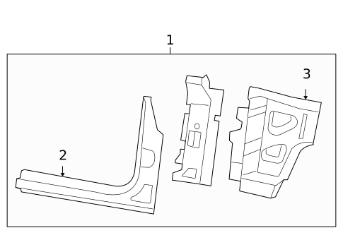 Hinge Pillar for 2018 Jeep Wrangler JK #0