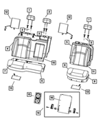 1NN71DK2AA - : Seat Armrest for Mopar Image