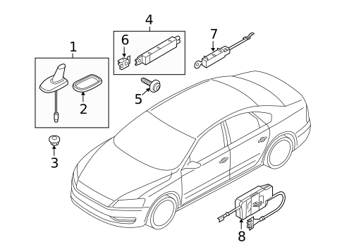 Navigation System for 2019 Volkswagen Passat #0