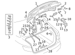 8W5827705E - Body: Body Weather-strip for Audi Image
