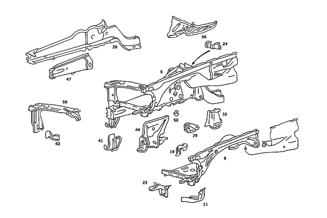 1266200085 - : Strud for Mercedes-Benz Image