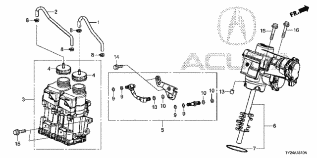 AT Actuator (DCT) for 2019 Acura RLX #0