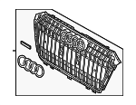 8W0853651RMX3 - Body: Center Grille for Audi Image