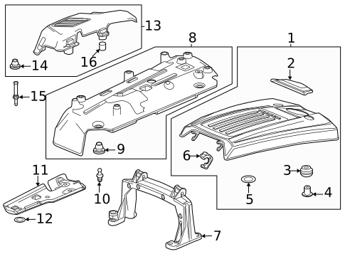 Engine Appearance Cover for 2025 Cadillac CT4 #0