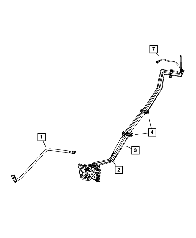 4766155AA - : Fuel Supply Tube for Mopar Image