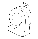 8652030610 - Electrical: Low Note Horn for Lexus: GS300, GS350, GS430, GS450h, GS460, IS F, IS250, IS300, IS350, IS500, LS460, LS600h, RC F, RC Turbo, RC200t, RC300, RC350 Image