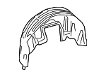656380R020 - Body: Wheelhouse Liner for Toyota: RAV4, RAV4 Prime Image