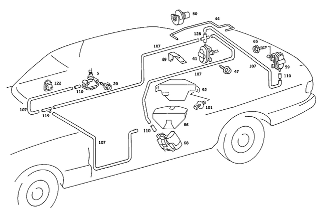 1248002148 - Vacuum System: Pump for Mercedes-Benz Image image